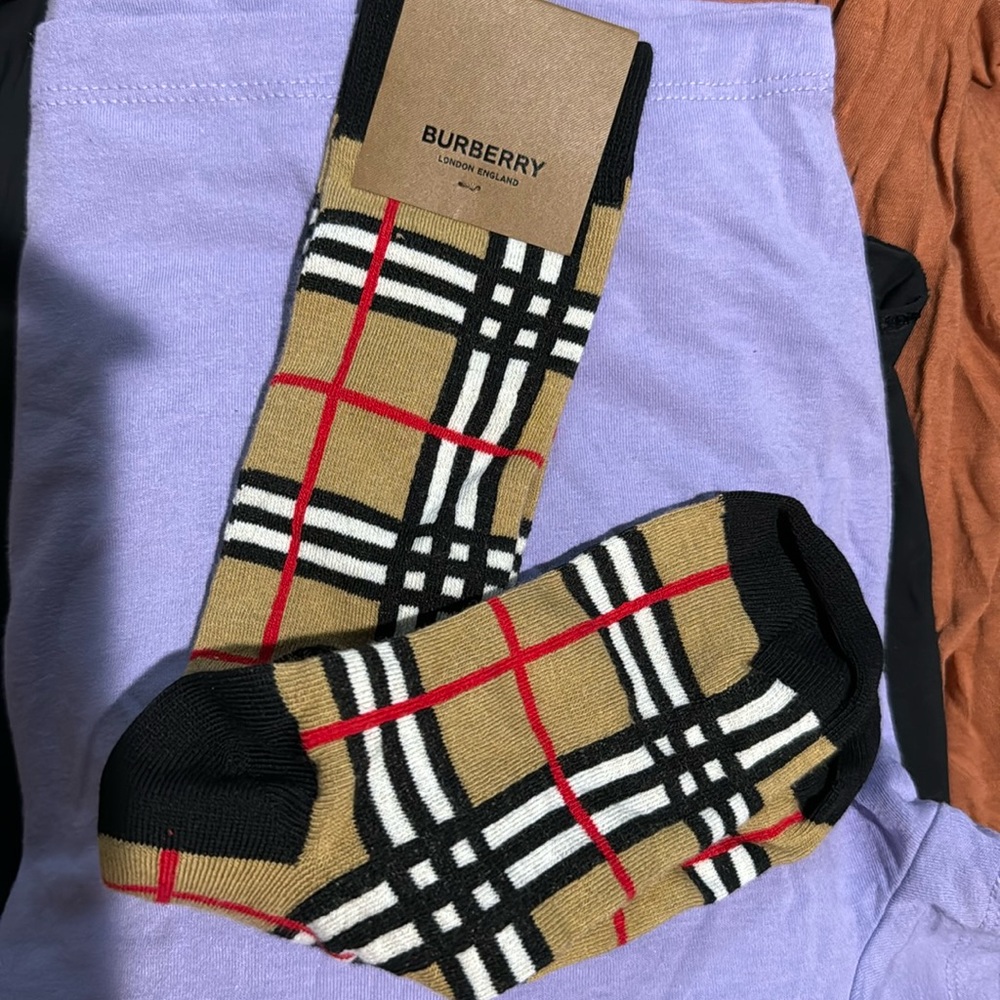 Kids Burberry socks
